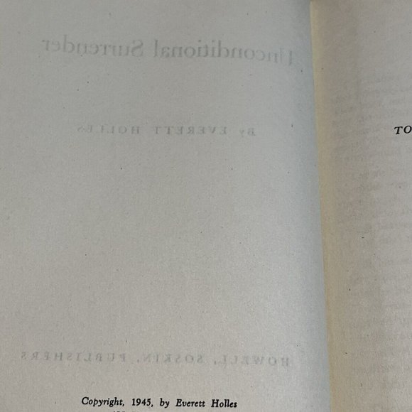 1945 Unconditional Surrender Allied Conquest Berlin Everett Holles HC 1st Ed! DJ - Picture 3 of 4